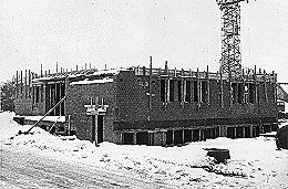 Kindergarten im Rohbau 1962/63